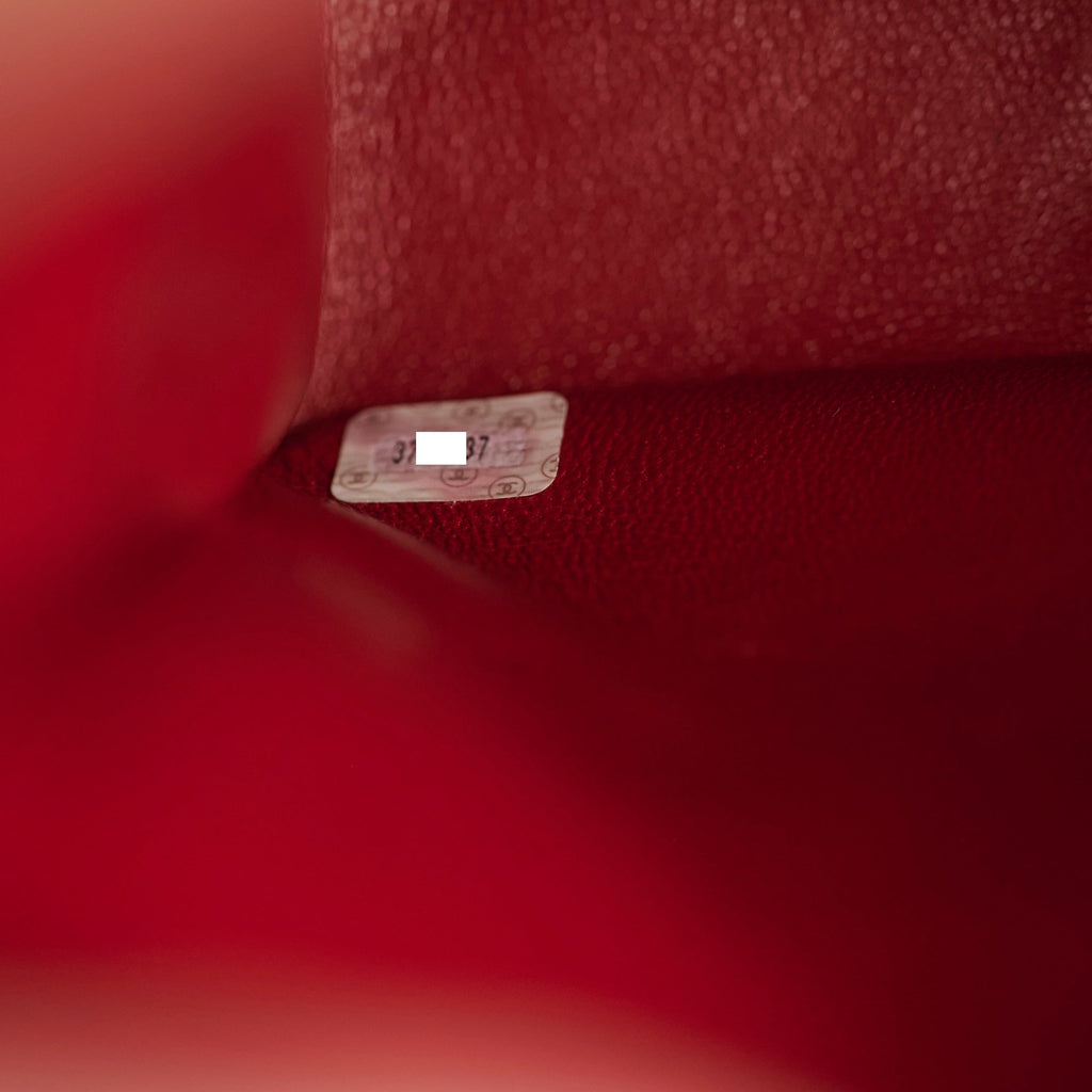 Chanel Vintage Lambskin Backpack Red
