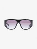 Chanel Pilot Sunglasses Black / Gold Acetate 145mm