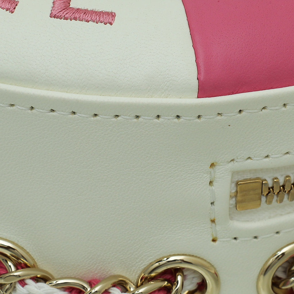 Chanel Bicolor CC Coco Lifesaver Round Small Bag