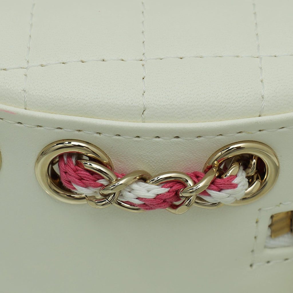 Chanel Bicolor CC Coco Lifesaver Round Small Bag