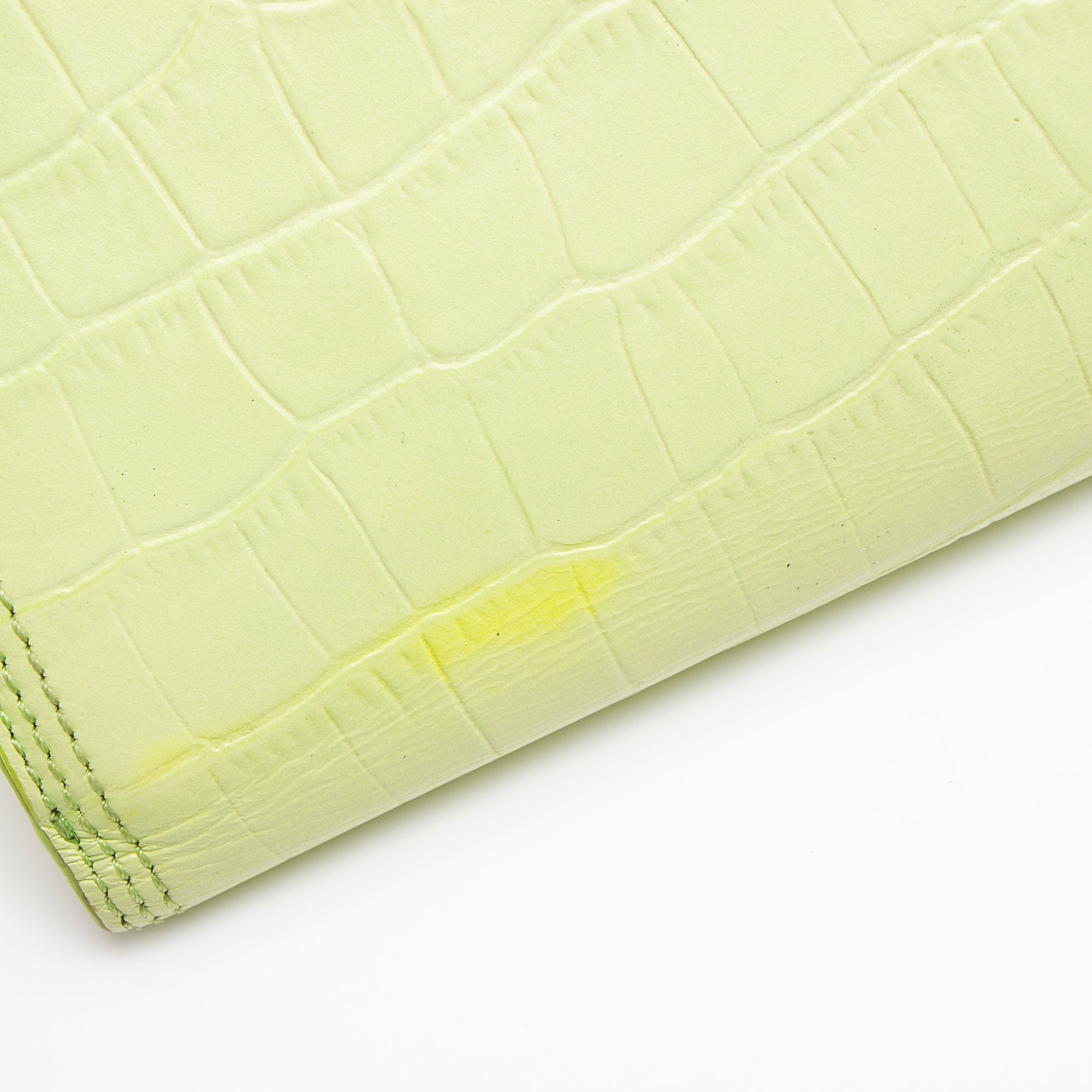 Jacquemus Croc Embossed Leather Le Pichoto Wallet on Strap