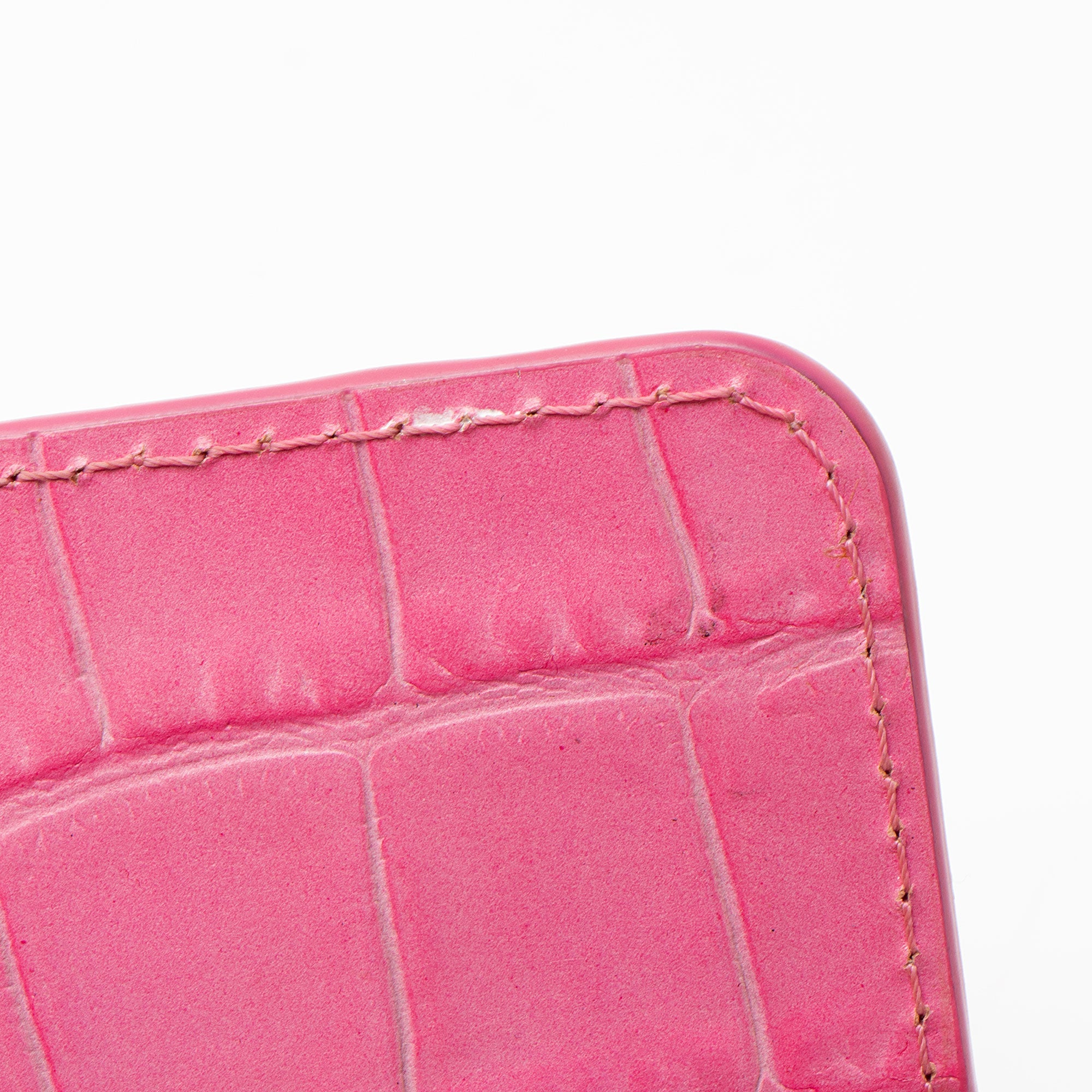 Jacquemus Croc Embossed Leather Le Riviera Shoulder Bag