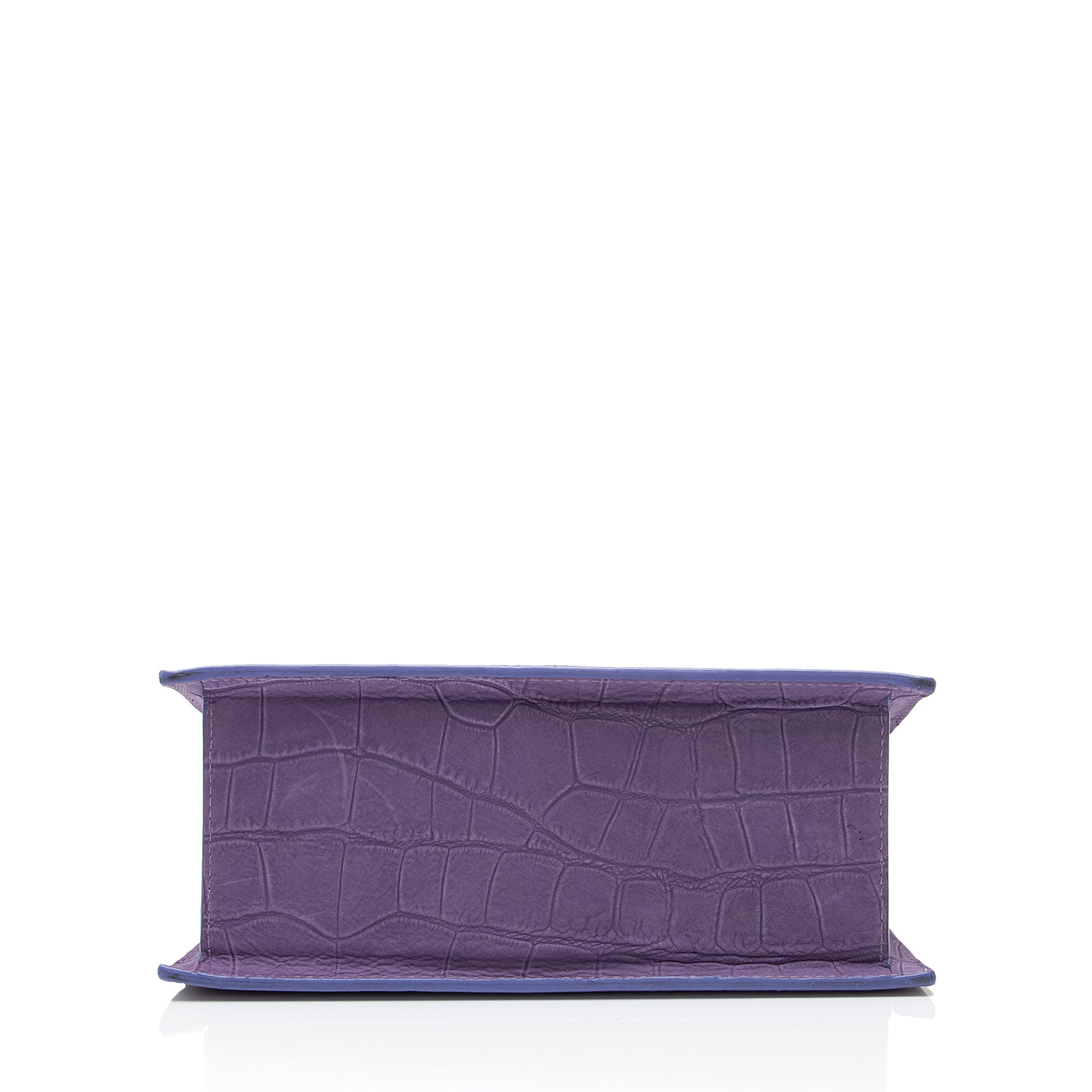 Jacquemus Croc Embossed Nubuck Le Chiquito Moyen Large Bag