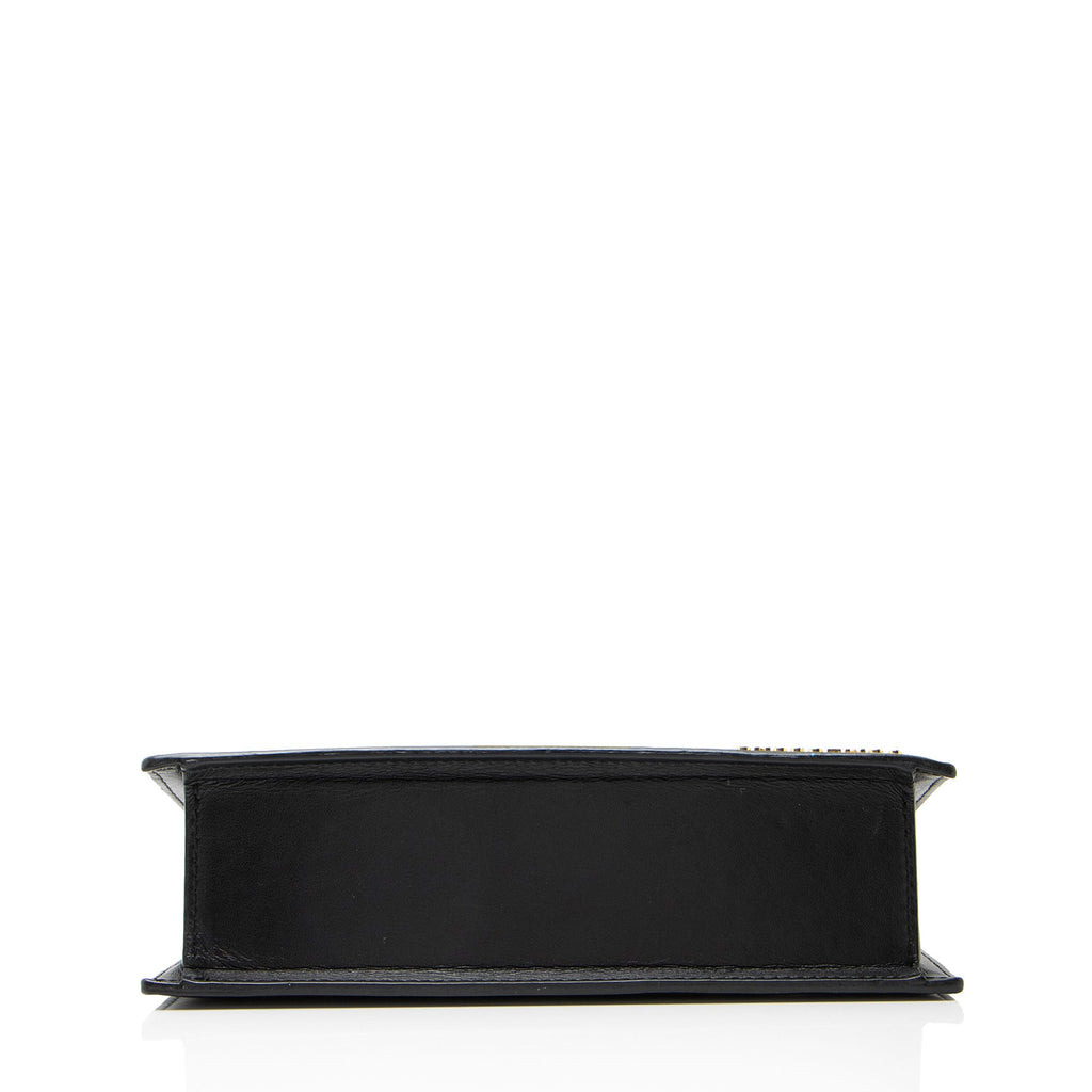 Jacquemus Leather Le Grand Bambino Top Handle Flap Bag