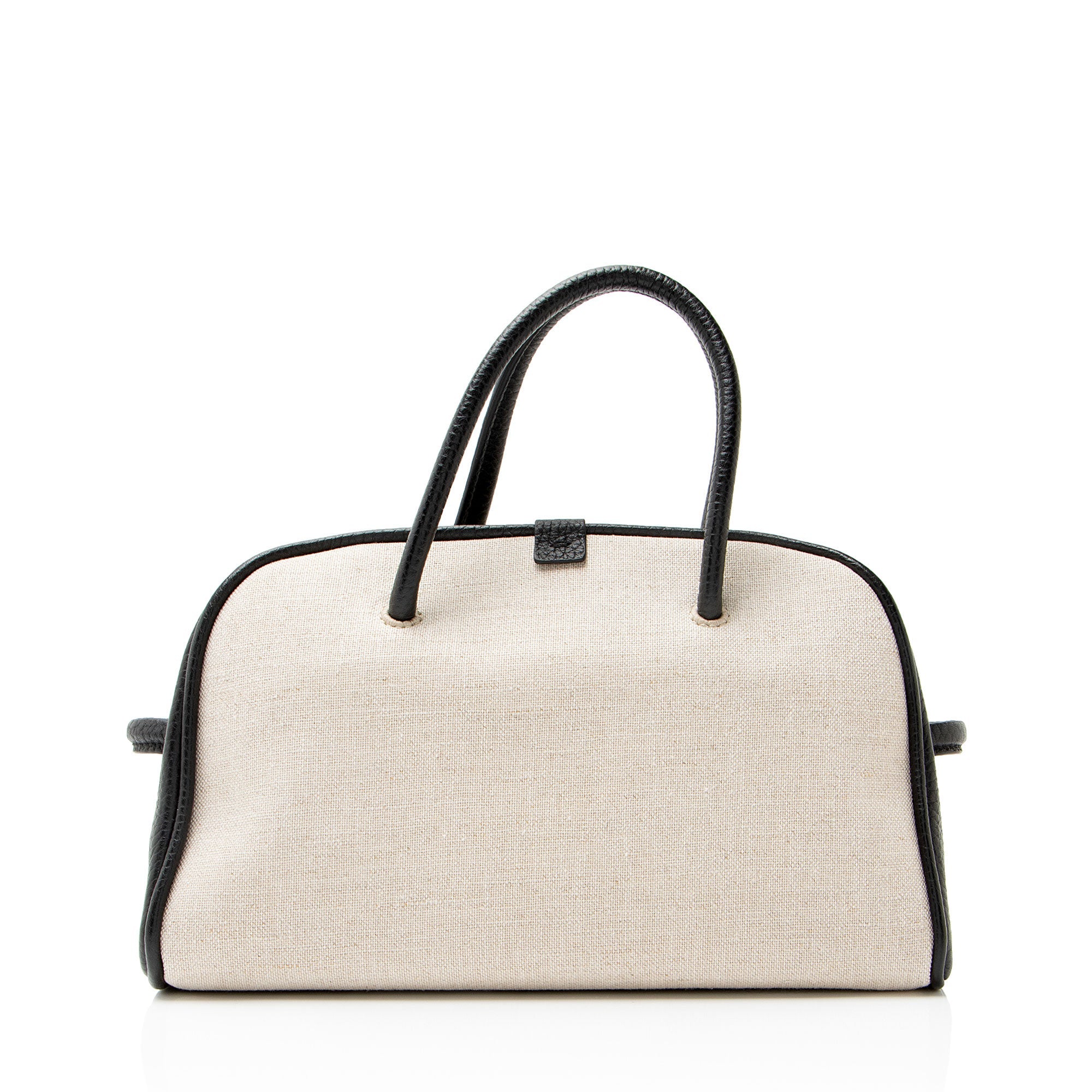Jacquemus Linen Le Turismo Small Bowling Bag