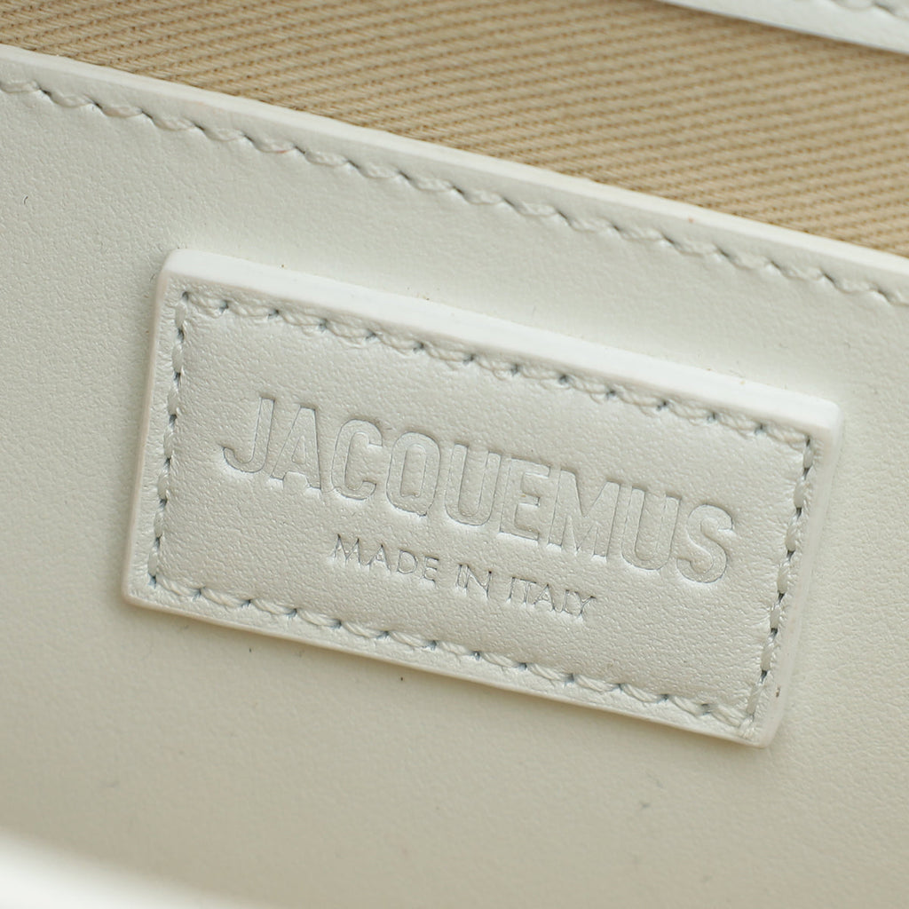 Jacquemus White Le Bambino Long Les Classique Large Bag