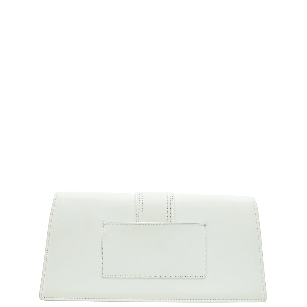 Jacquemus White Le Bambino Long Les Classique Large Bag