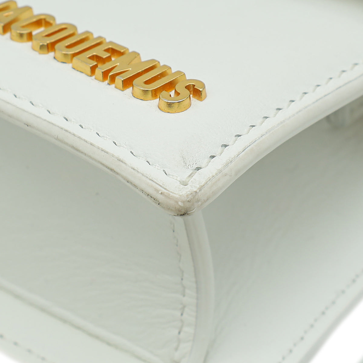 Jacquemus White Le Bambino Long Les Classique Large Bag