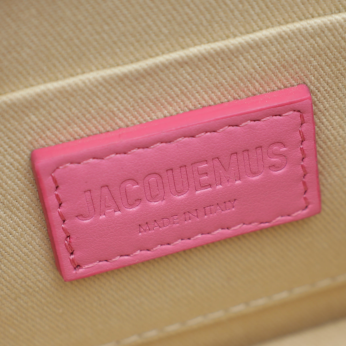 Jacquemus Pink Le Chiquito Moyen Bag