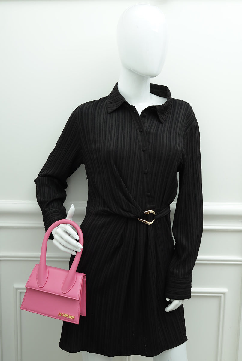 Jacquemus Pink Le Chiquito Moyen Bag