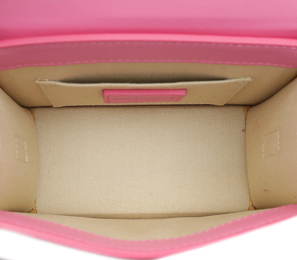Jacquemus Pink Le Chiquito Moyen Bag