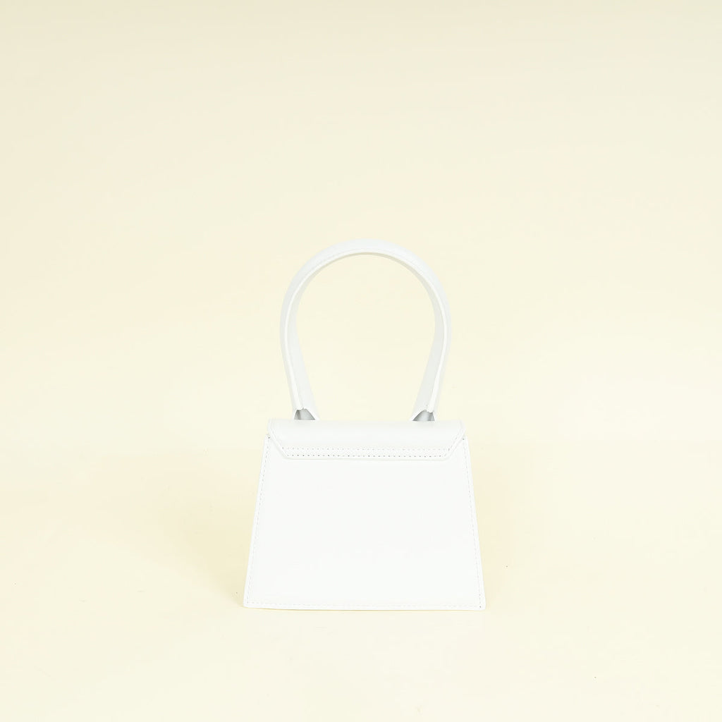 Jacquemus White Le Chiquito Moyen Bag