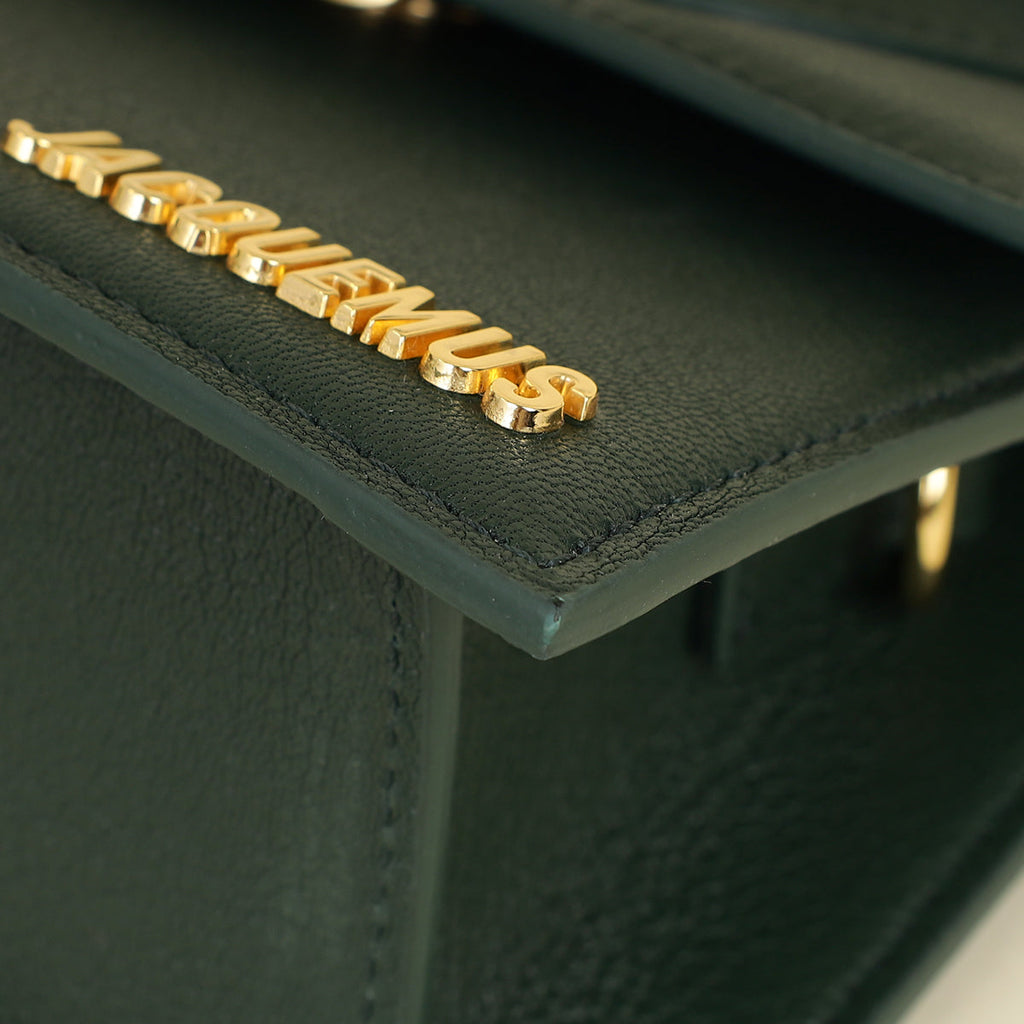 Jacquemus Emerald Green Le Chiquito Moyen Forever Bag