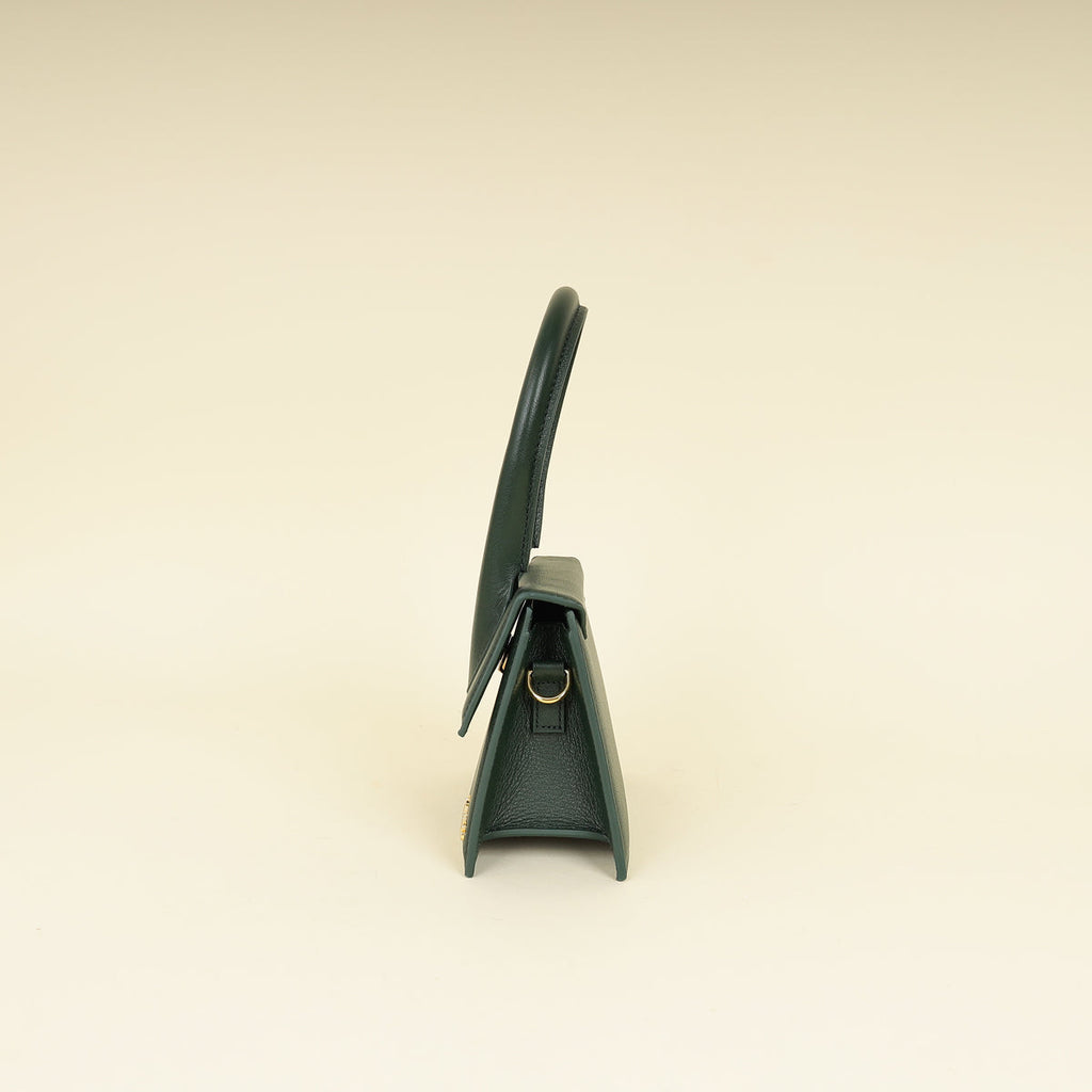 Jacquemus Emerald Green Le Chiquito Moyen Forever Bag