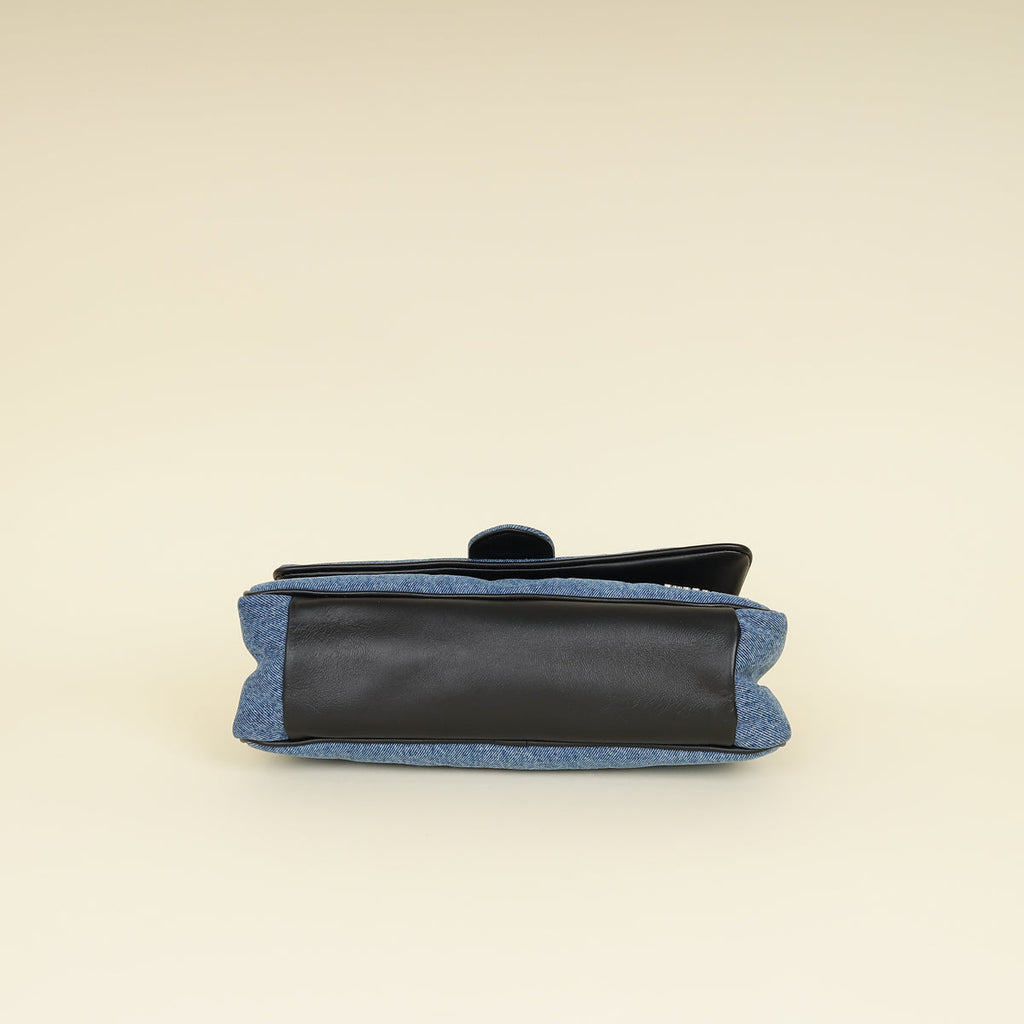 Jacquemus Bicolor Le Bambimou Denim Padded Bag