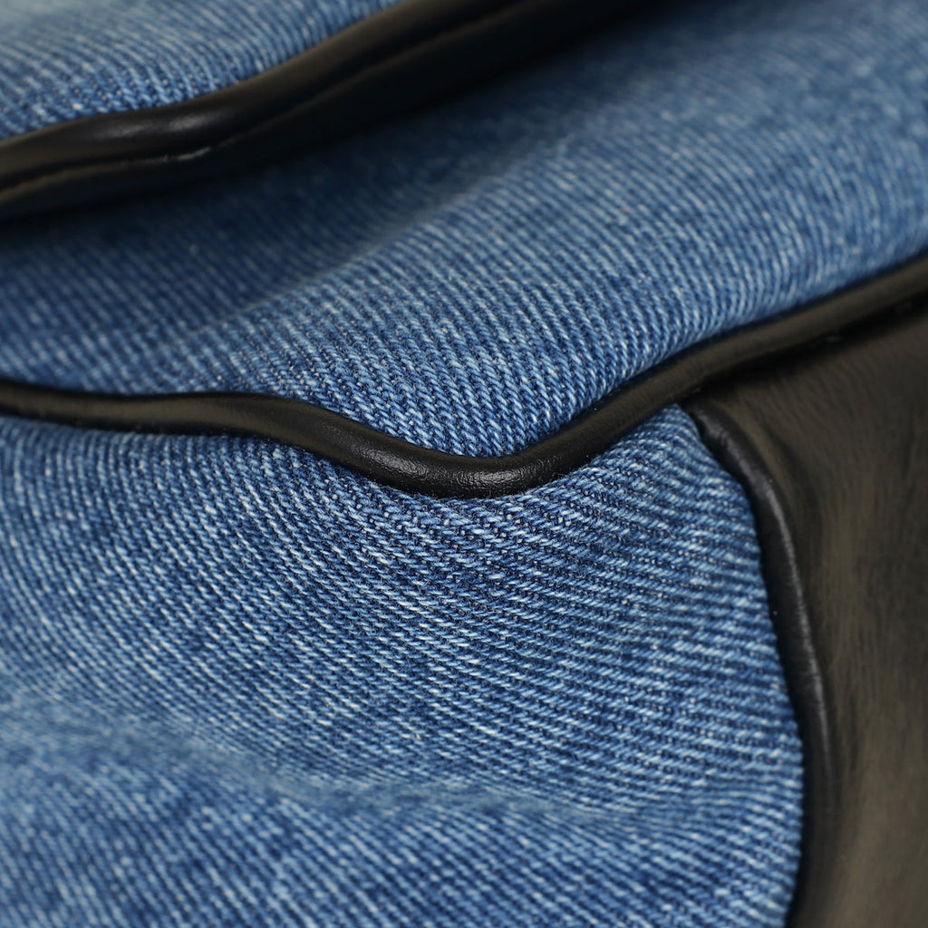Jacquemus Bicolor Le Bambimou Denim Padded Bag