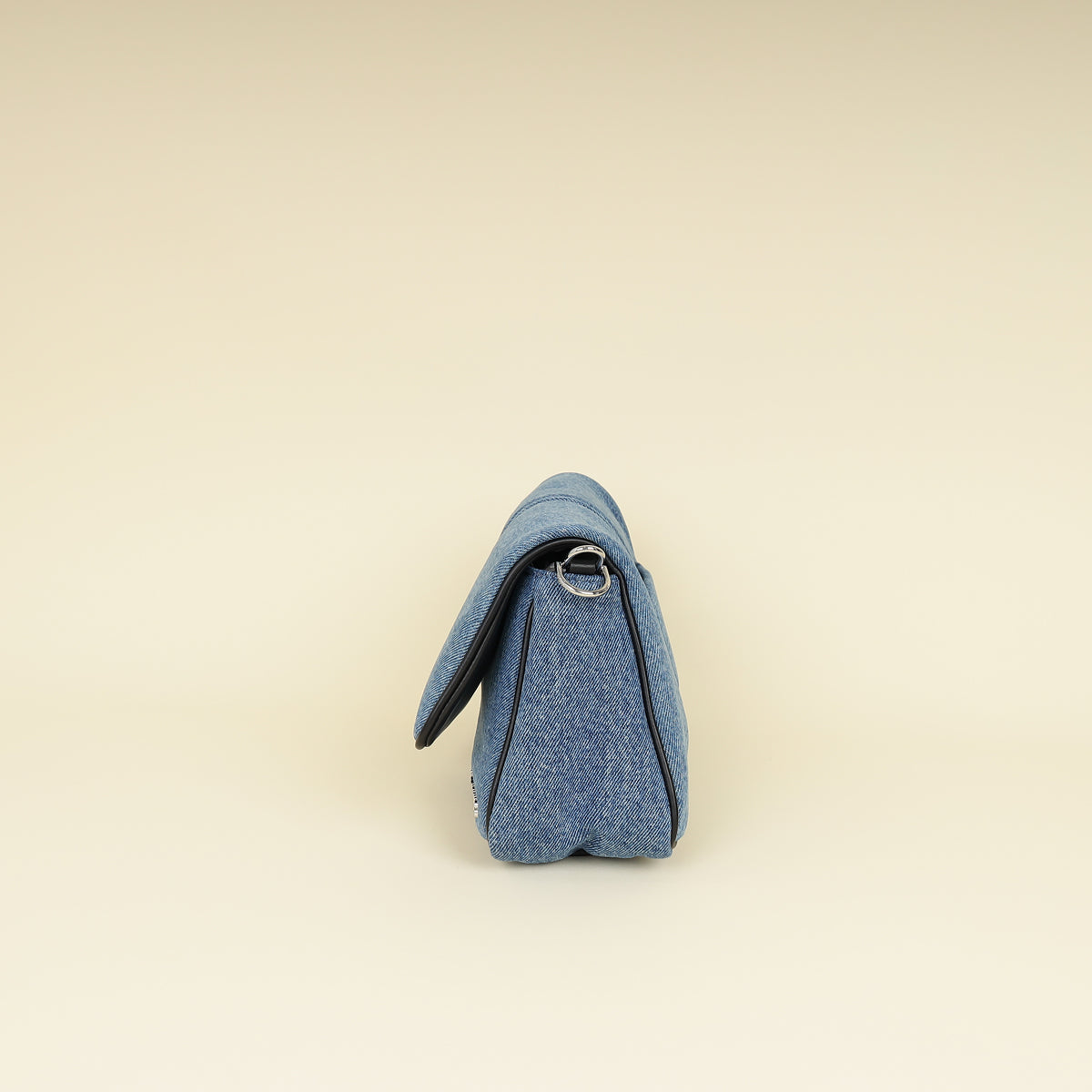 Jacquemus Bicolor Le Bambimou Denim Padded Bag