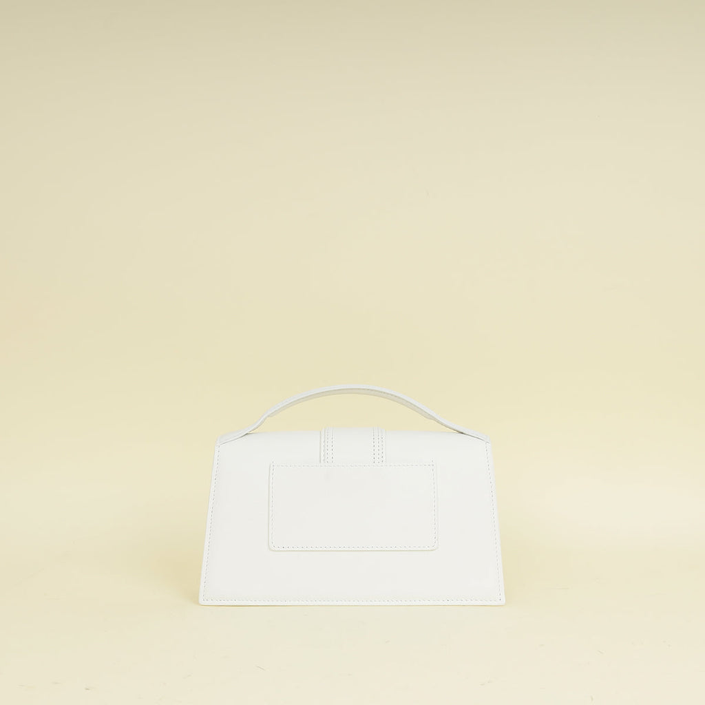 Jacquemus White The Bambino Les Classiques Large Bag
