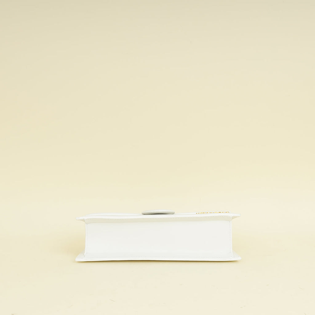 Jacquemus White The Bambino Les Classiques Large Bag