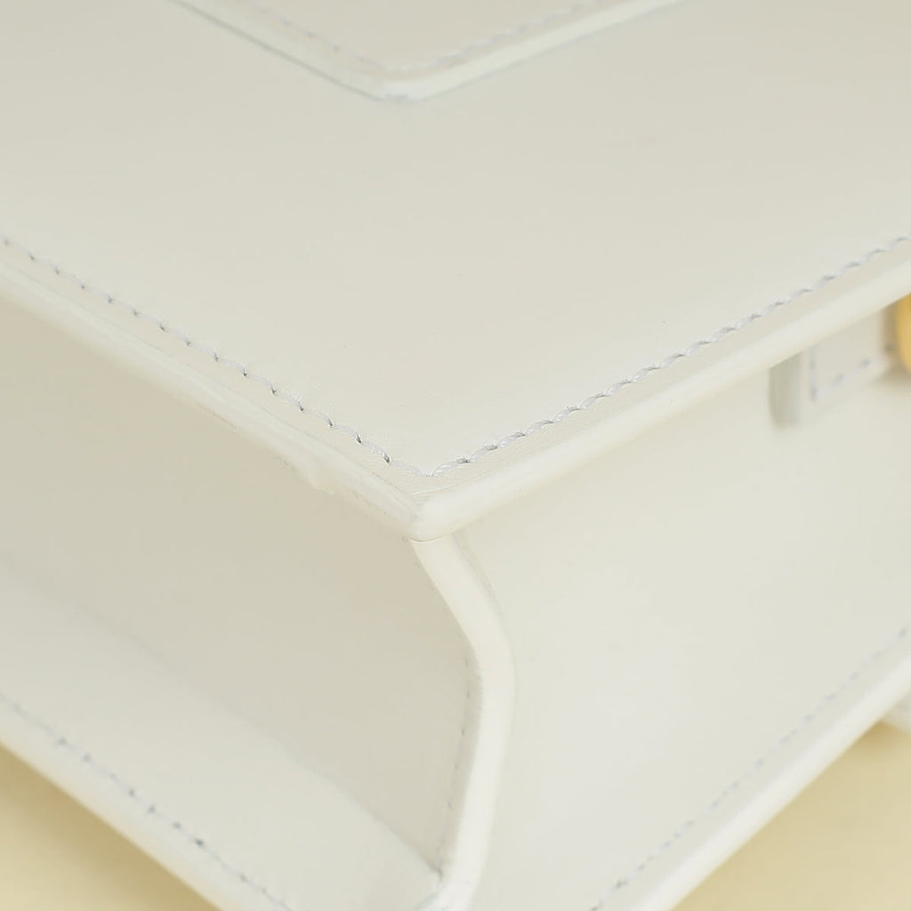 Jacquemus White The Bambino Les Classiques Large Bag