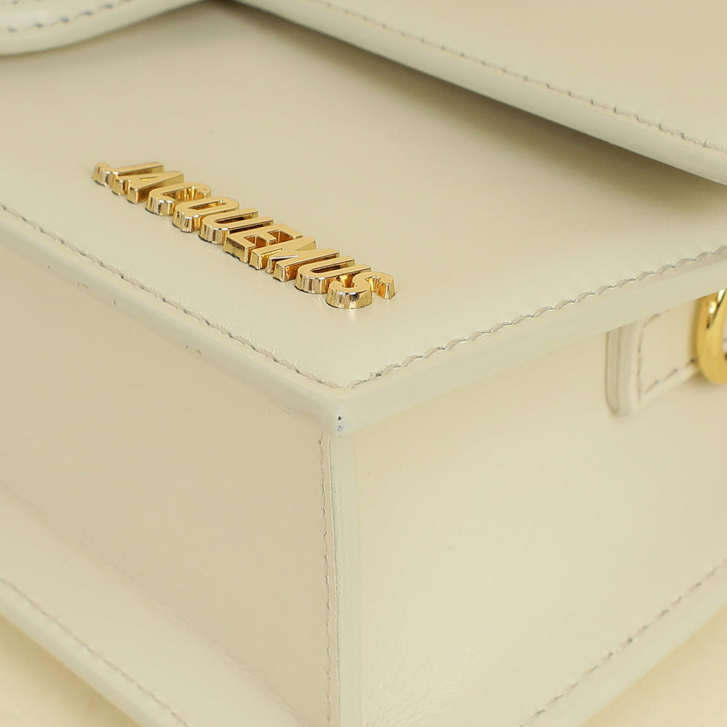 Jacquemus Ivory The Bambino Les Classiques Large Bag