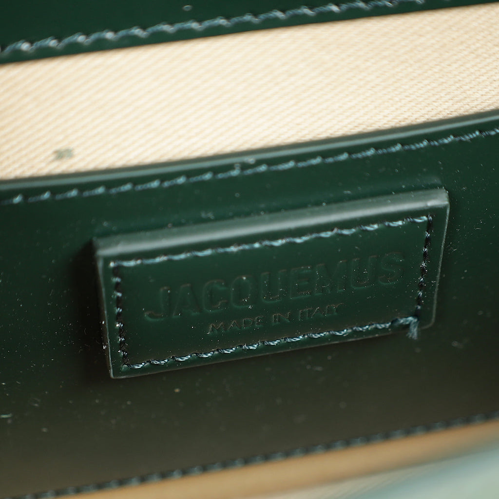 Jacquemus Emerald Green Les Classiques The Long Bambino Bag