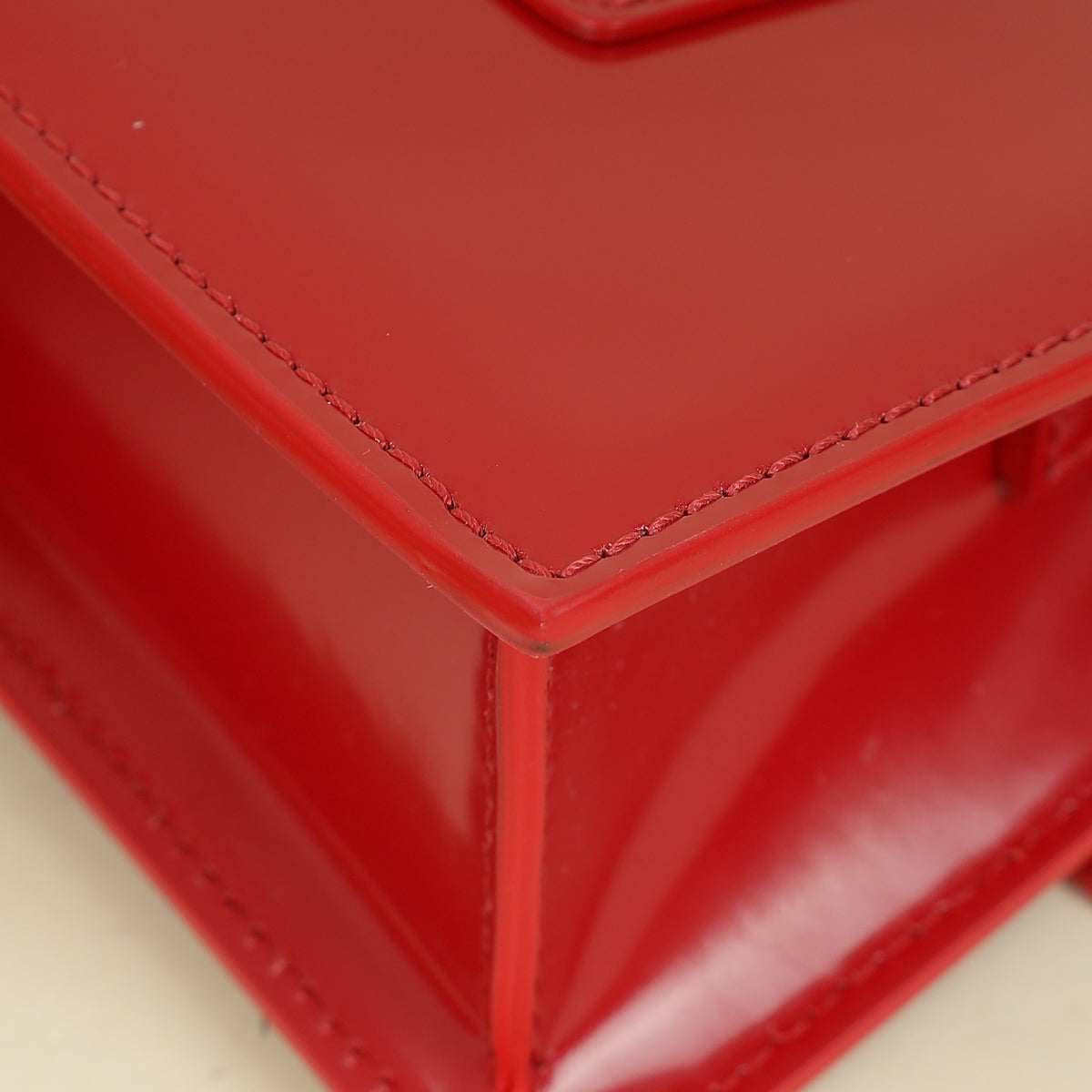 Jacquemus Red Le Grand Bambino Bag