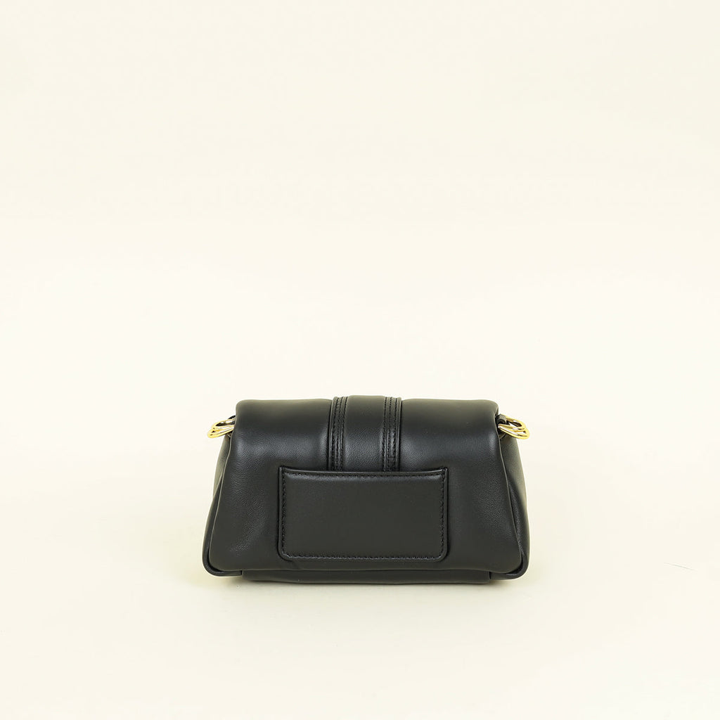 Jacquemus Black Les Classiques Bambimou Puffed Flap Bag