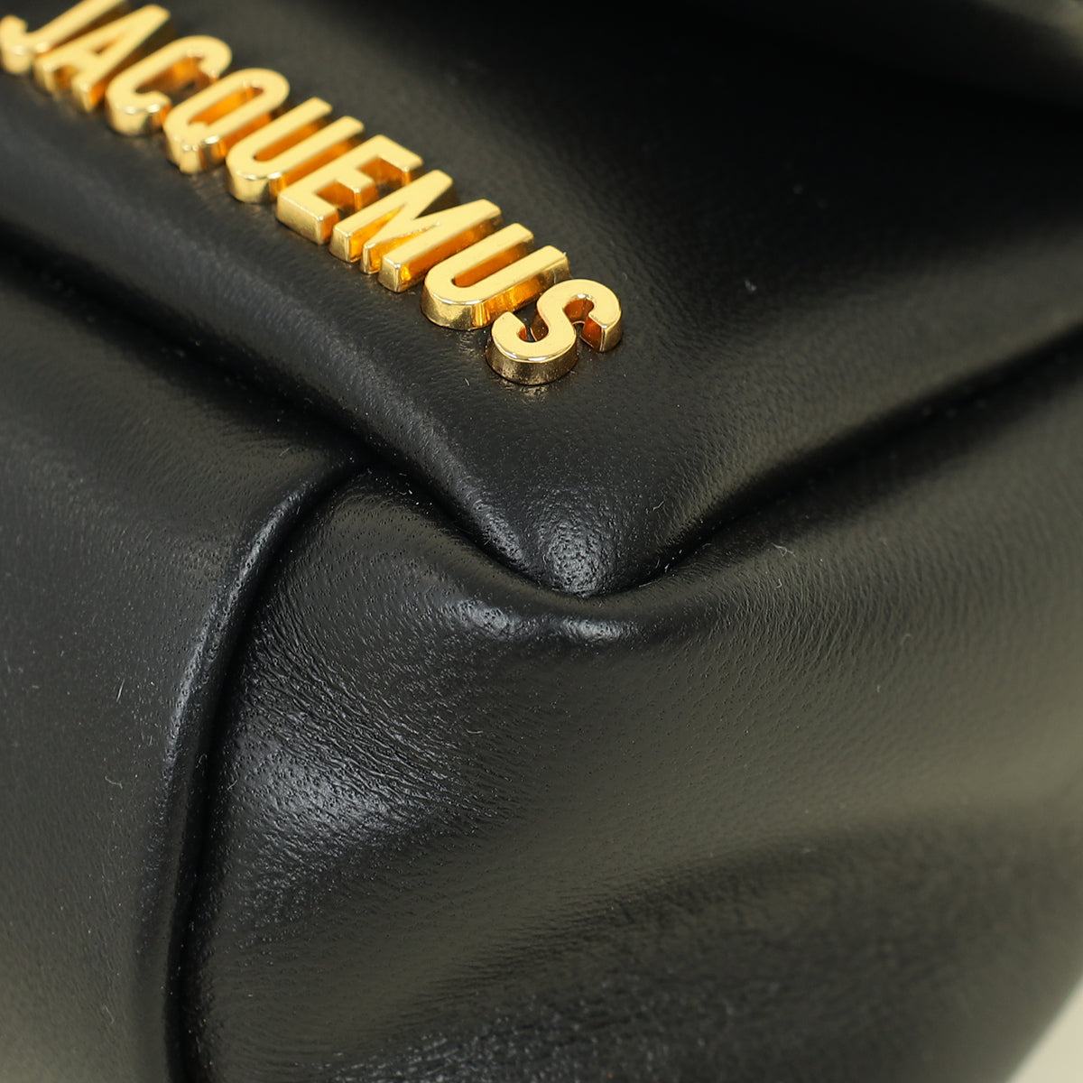 Jacquemus Black Les Classiques Bambimou Puffed Flap Bag