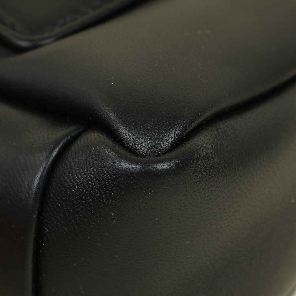 Jacquemus Black Les Classiques Bambimou Puffed Flap Bag