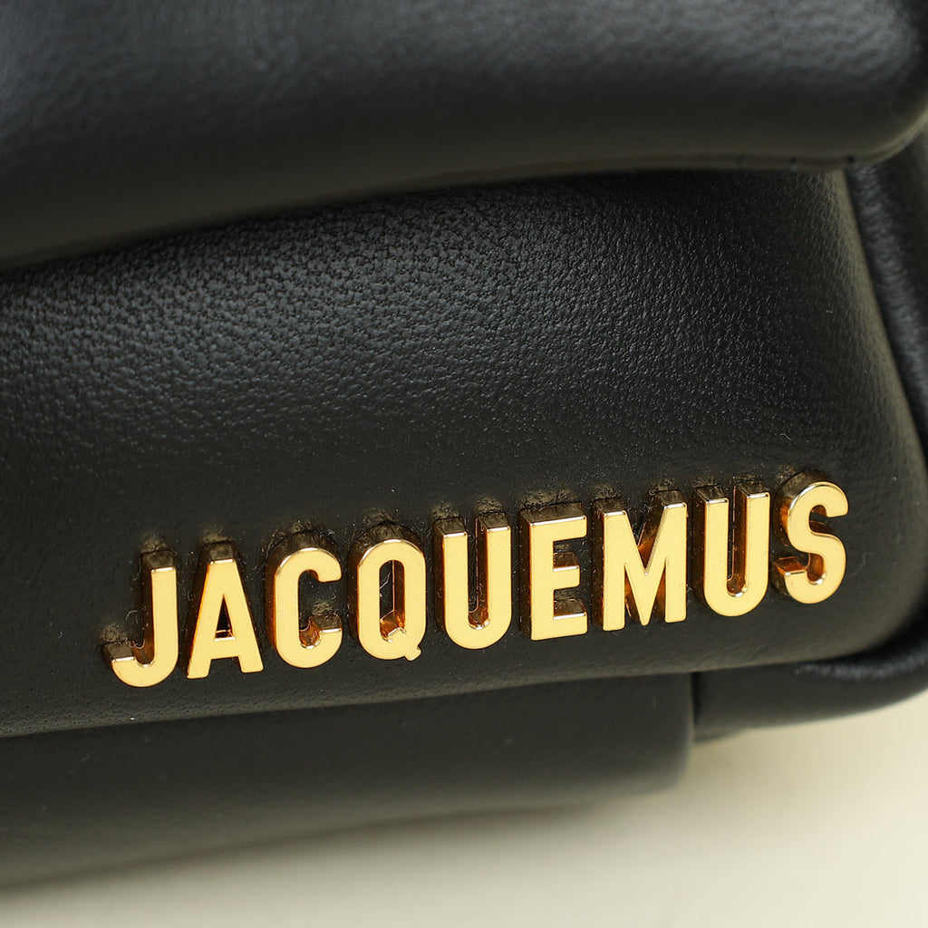 Jacquemus Black Les Classiques Bambimou Puffed Flap Bag