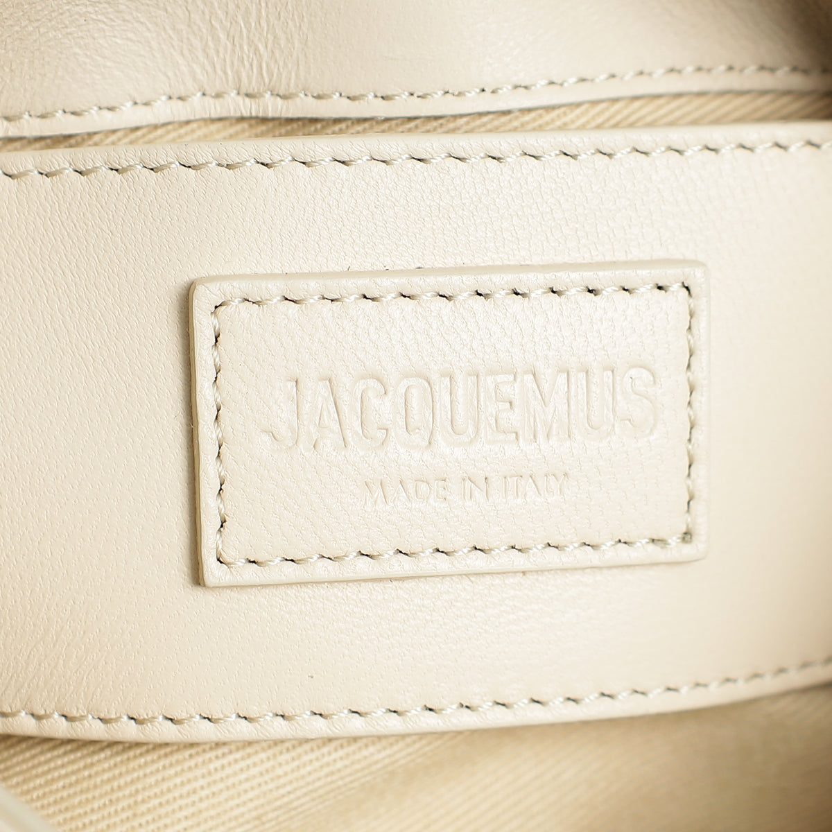 Jacquemus Ivory Les Classiques Bambimou Puffed Flap Bag