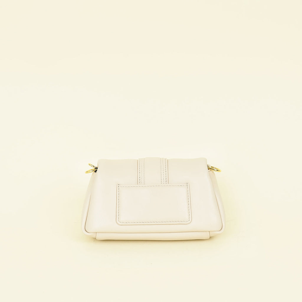 Jacquemus Ivory Les Classiques Bambimou Puffed Flap Bag