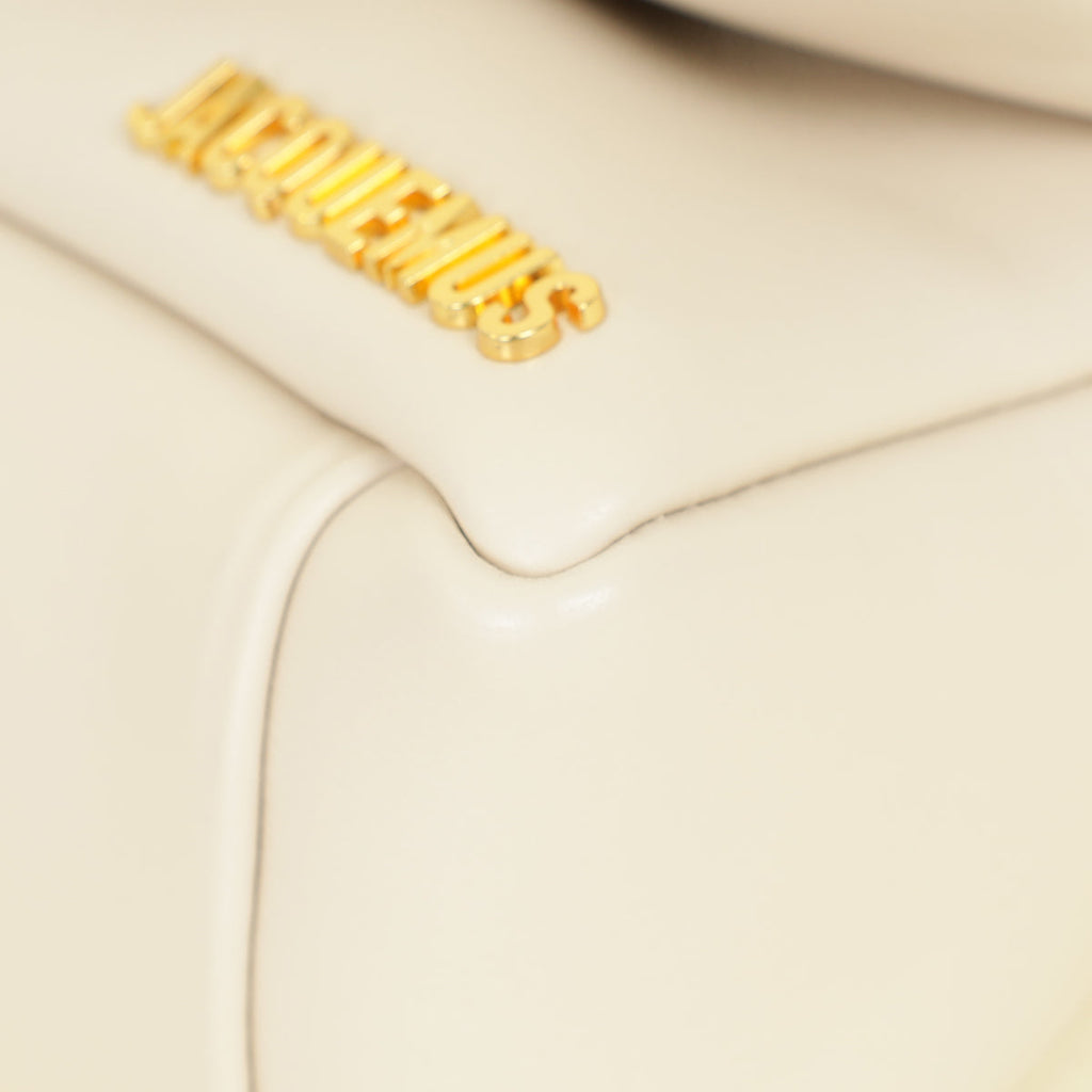 Jacquemus Ivory Les Classiques Bambimou Puffed Flap Bag