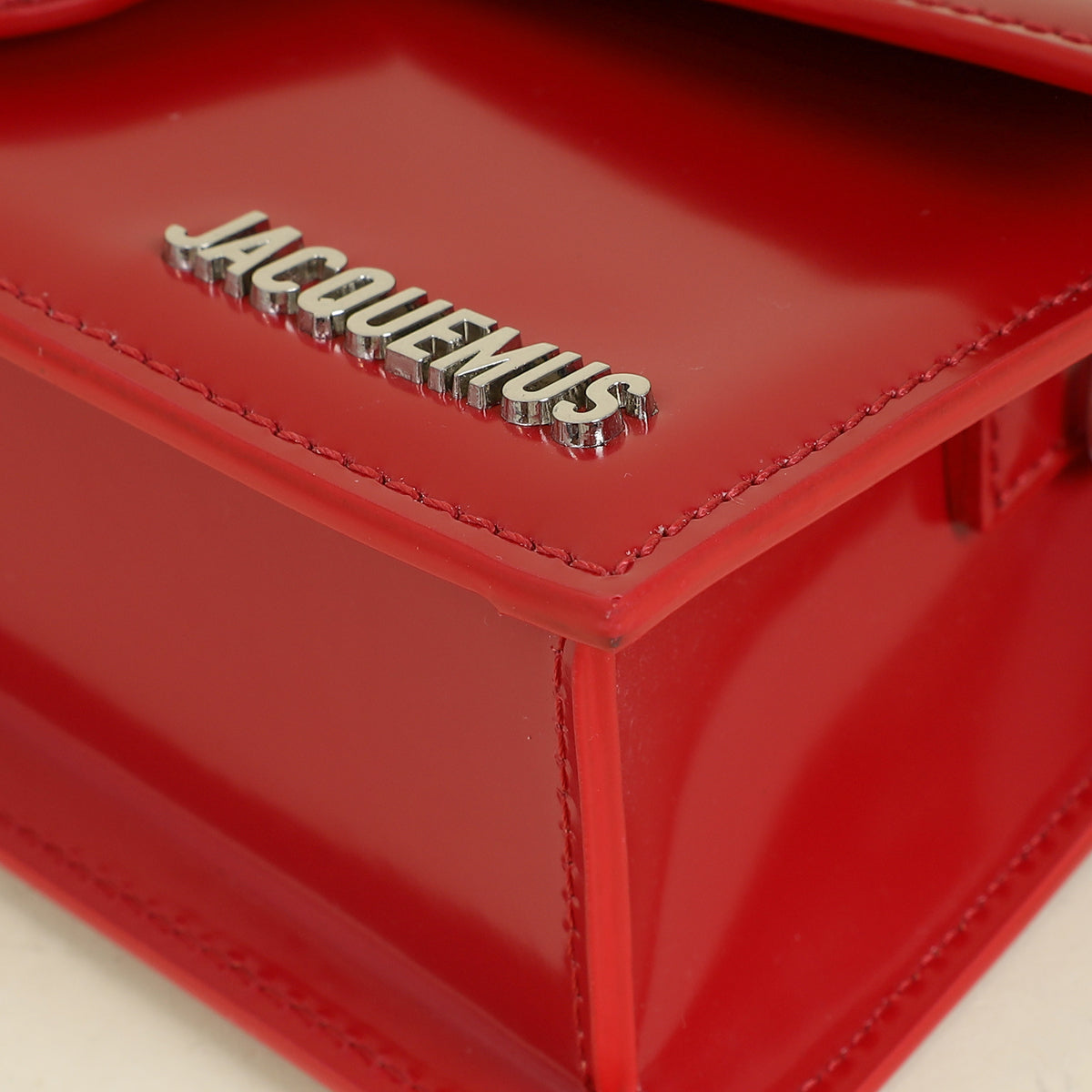 Jacquemus Red Le Grand Bambino Bag