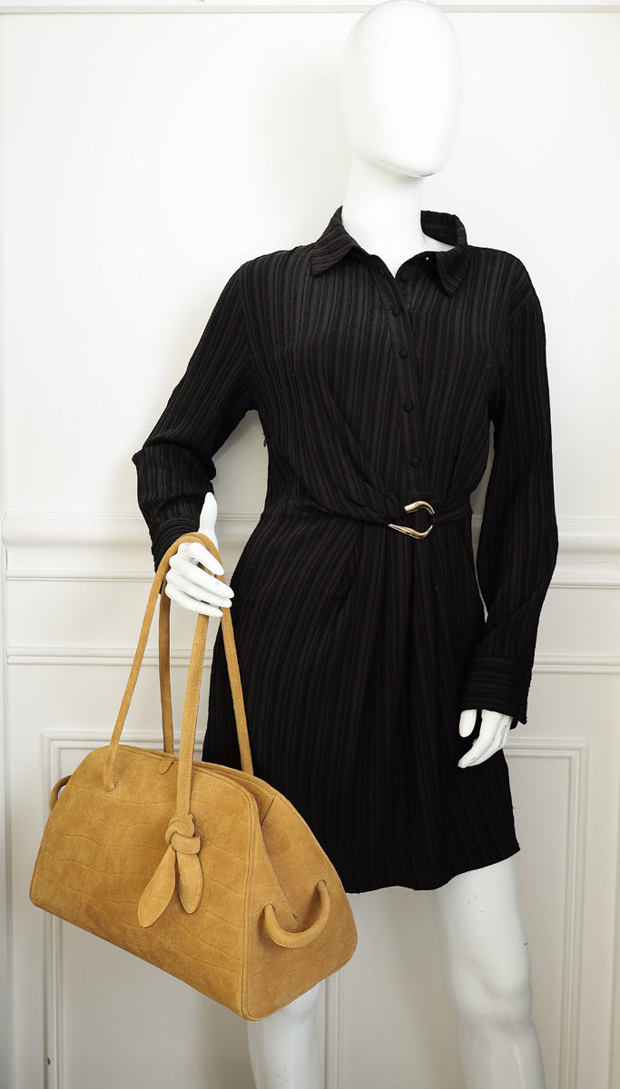 Jacquemus Camel The Turismo La Croisiere Soft Bowling Bag
