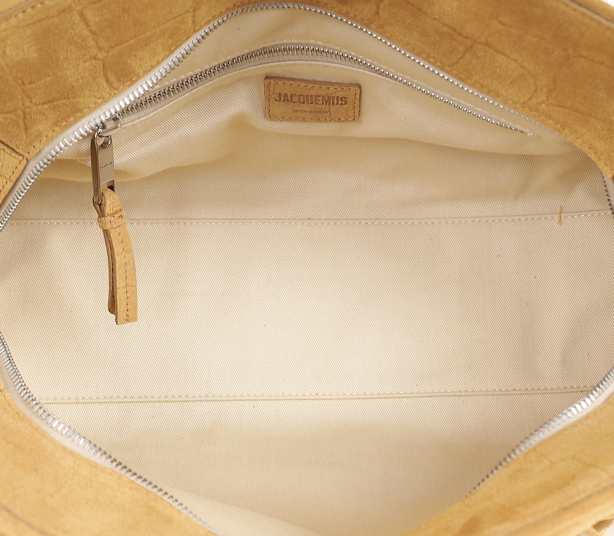Jacquemus Camel The Turismo La Croisiere Soft Bowling Bag