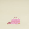 Jacquemus Pink Crocodile Embossed Le Grand Bambino Bag
