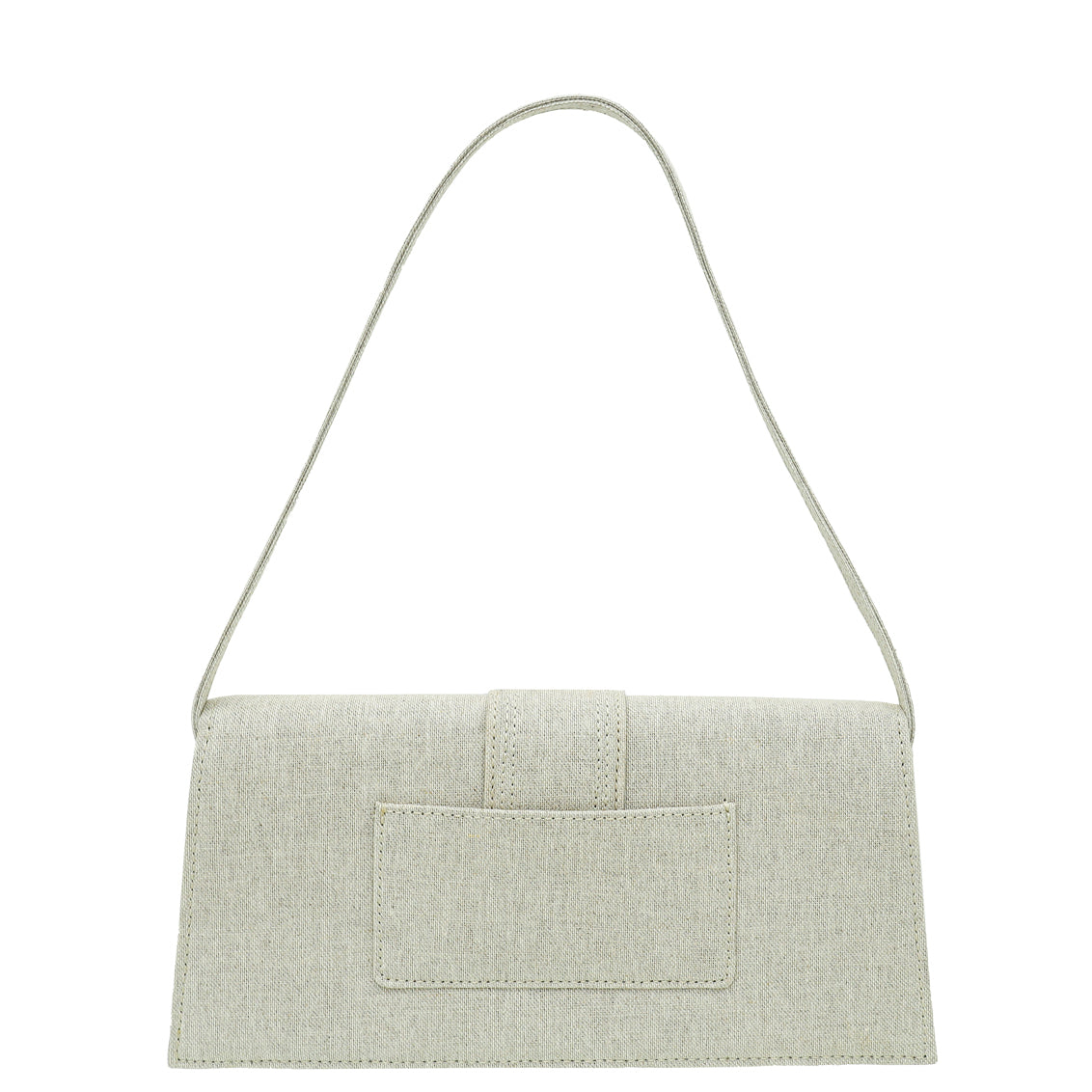 Jacquemus Beige Le Bambino Long Flap Linen Bag