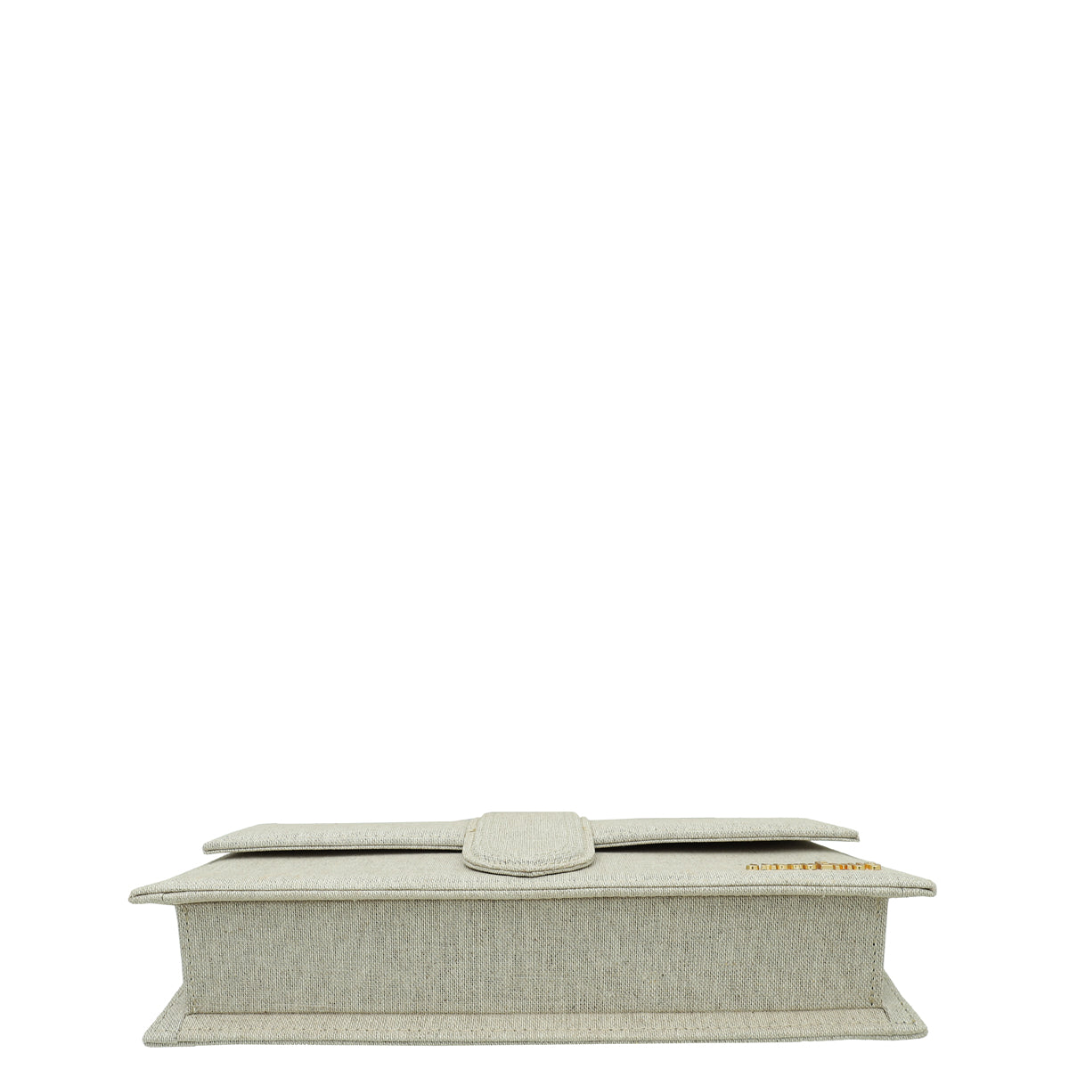 Jacquemus Beige Le Bambino Long Flap Linen Bag