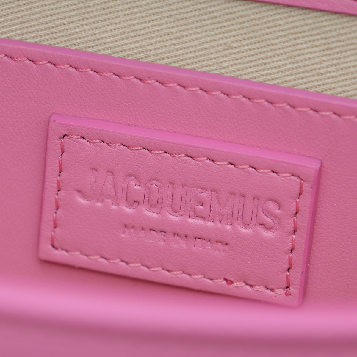 Jacquemus Pink Le Bambino Long Flap Shoulder Bag