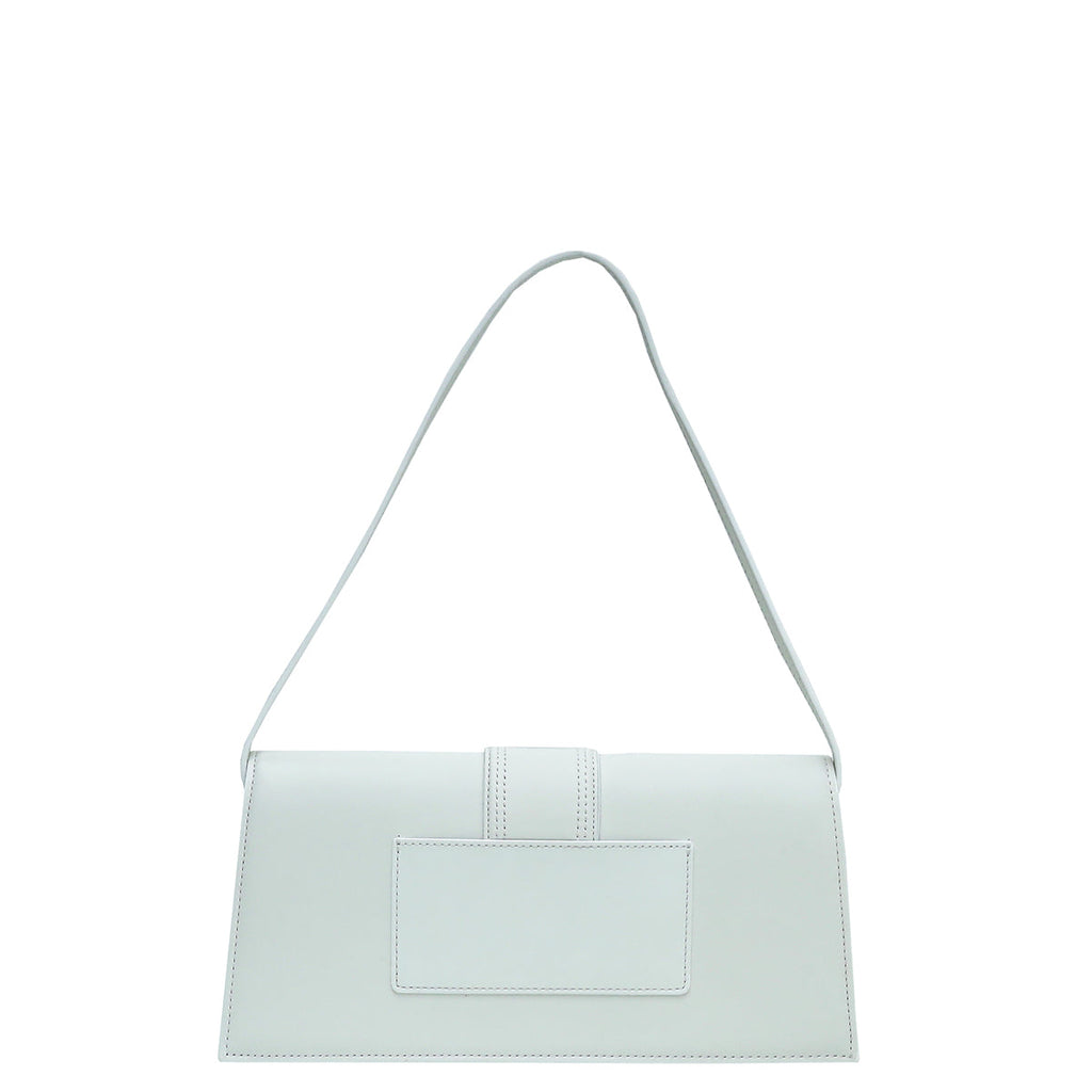 Jacquemus White Le Bambino Long Flap Shoulder Bag