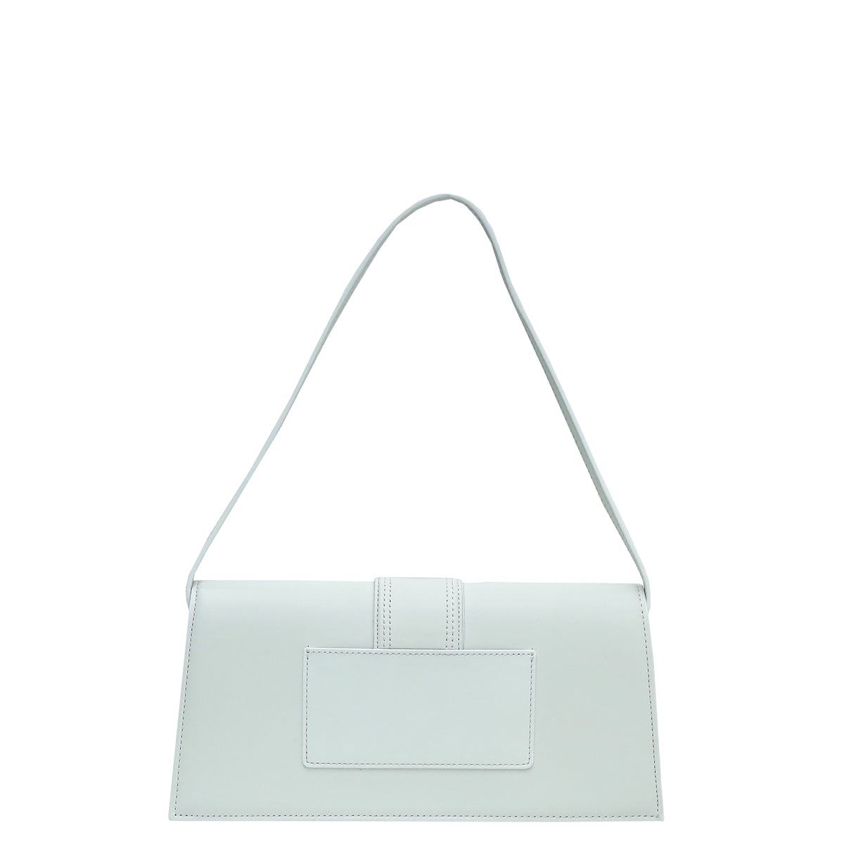 Jacquemus White Le Bambino Long Flap Shoulder Bag
