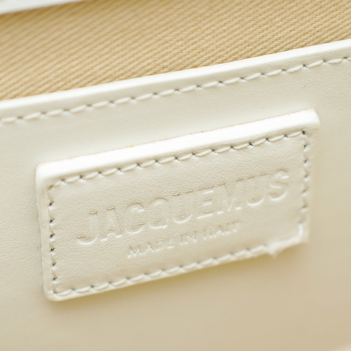 Jacquemus White Le Bambinou Les Classiques Flap Bag