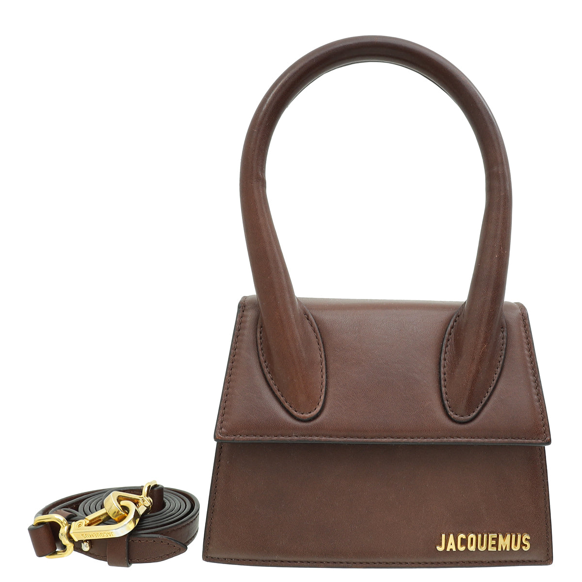 Jacquemus Brown Le Chiquito Moyen Forever Bag