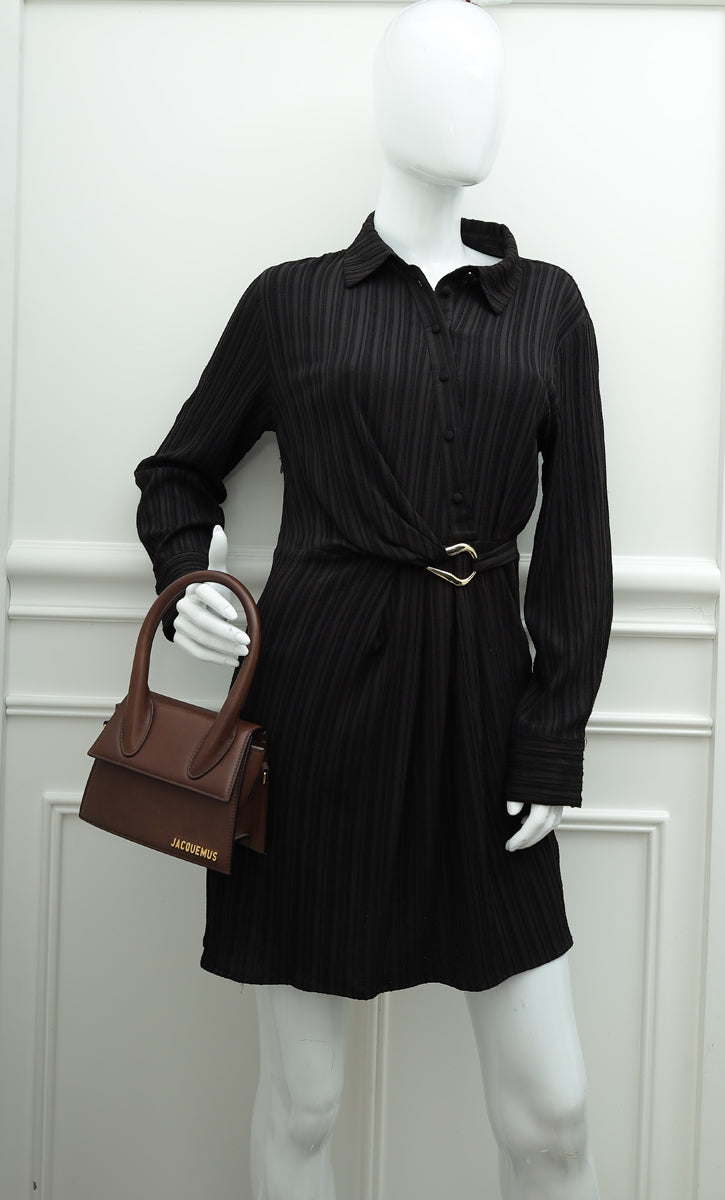 Jacquemus Brown Le Chiquito Moyen Forever Bag