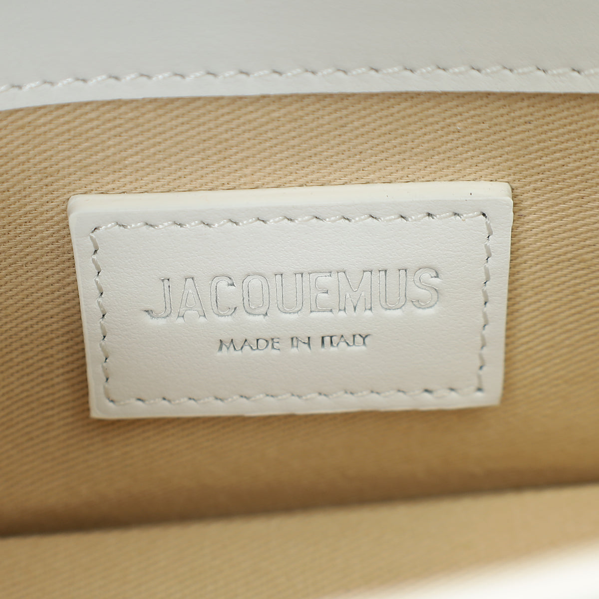 Jacquemus White Les Classiques The Bambino Bag