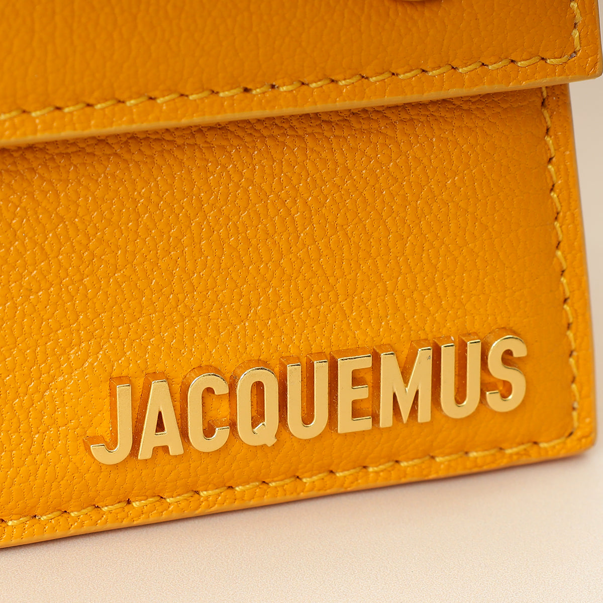 Jacquemus Yellow Orange The Long Chiquito Bag