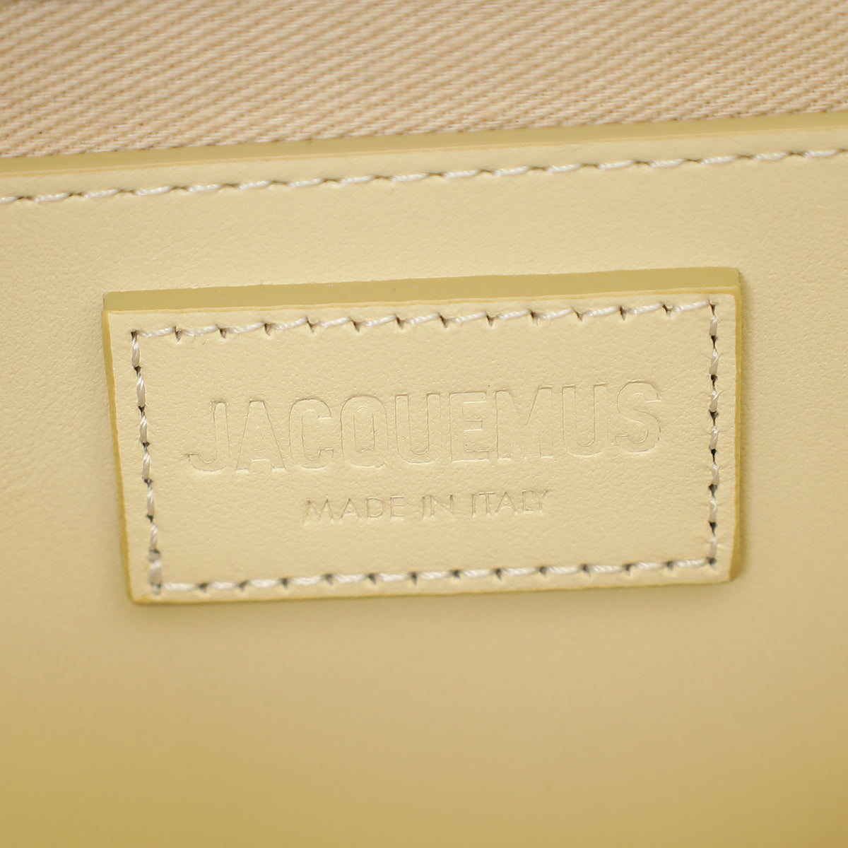 Jacquemus Ivory Les Classiques The Long Bambino Bag