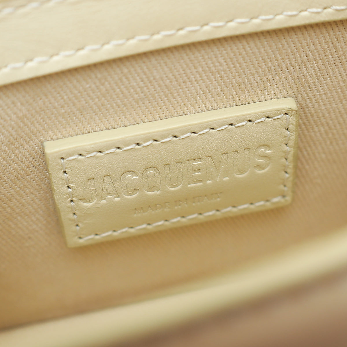 Jacquemus Ivory Le Chiquito Signature Mini Bag